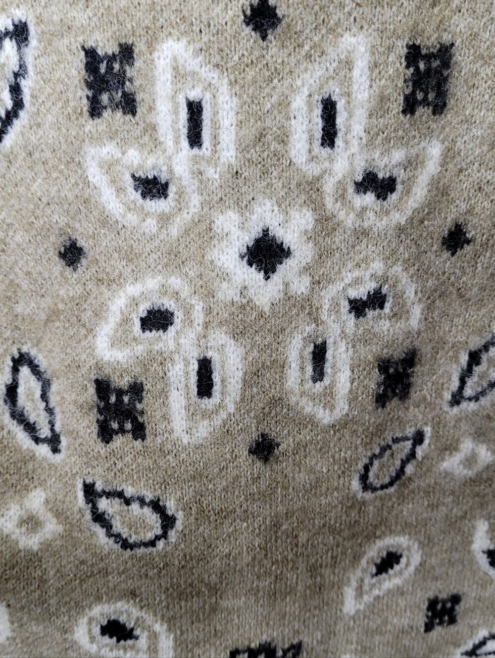Anthropologie Bandana Fringed Duster Sweater - Picture 8 of 10